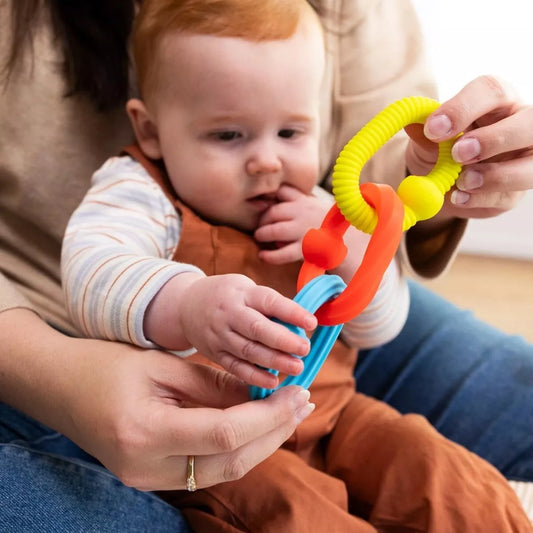 Fat Brain Toys sensoriniai žiedai „Plip Grips“