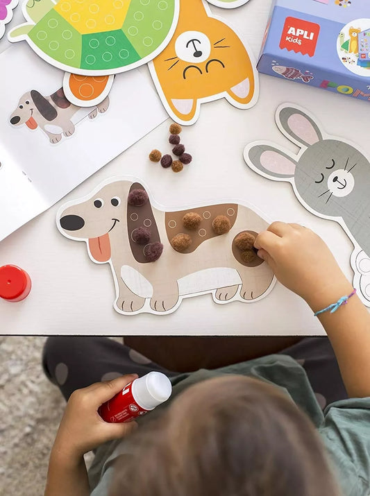 Kūrybinis rinkinys „Mano pirmasis pomponų menas”