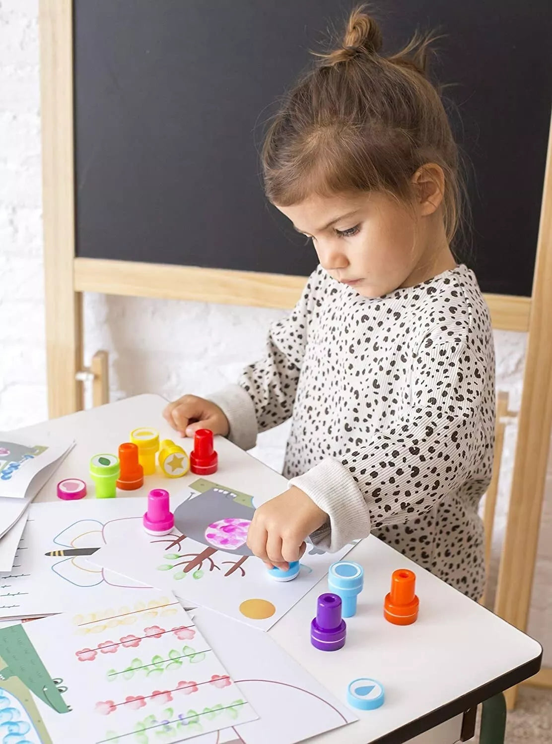 Kūrybinis žaidimas „Mano pirmieji štampai”