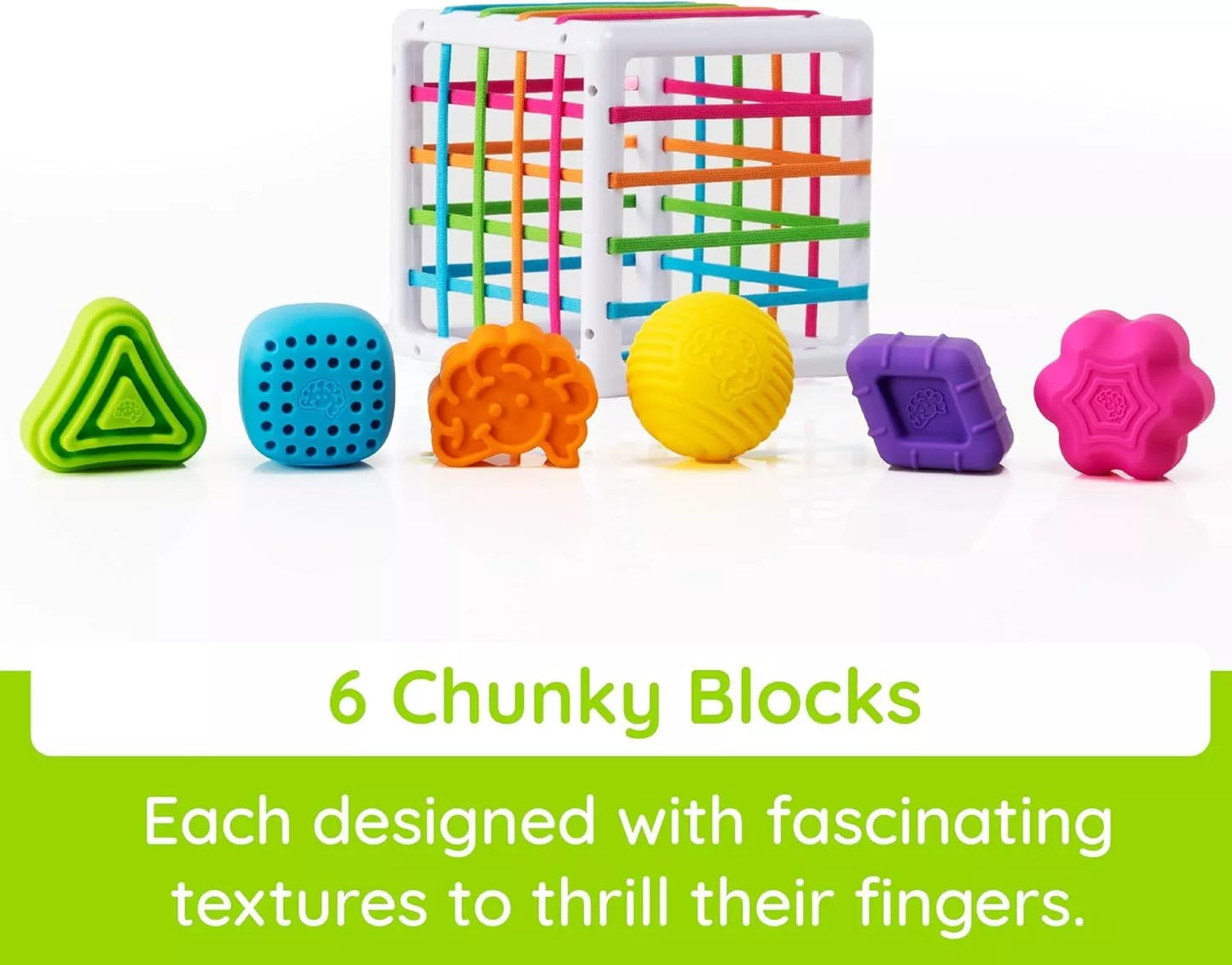 Fat Brain Toys Inovatyvus sensorinis kubas „InnyBin“