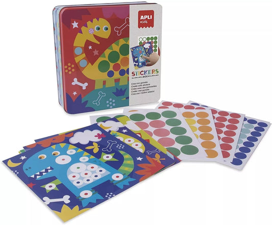 Apli Kids lipdukų žaidimas „Dino”