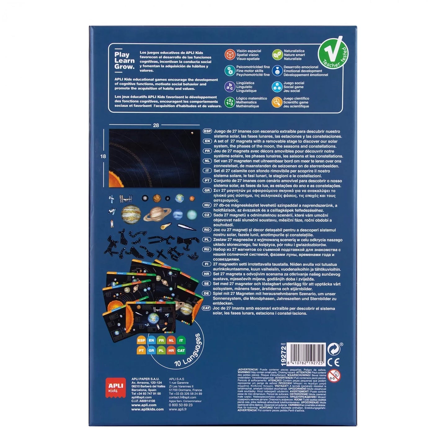 Apli Kids magnetinis žaidimas-dėlionė „Saulės sistema“