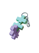 Plus Plus HEXEL DUO raktų pakabukas, mėtinė/violetinė