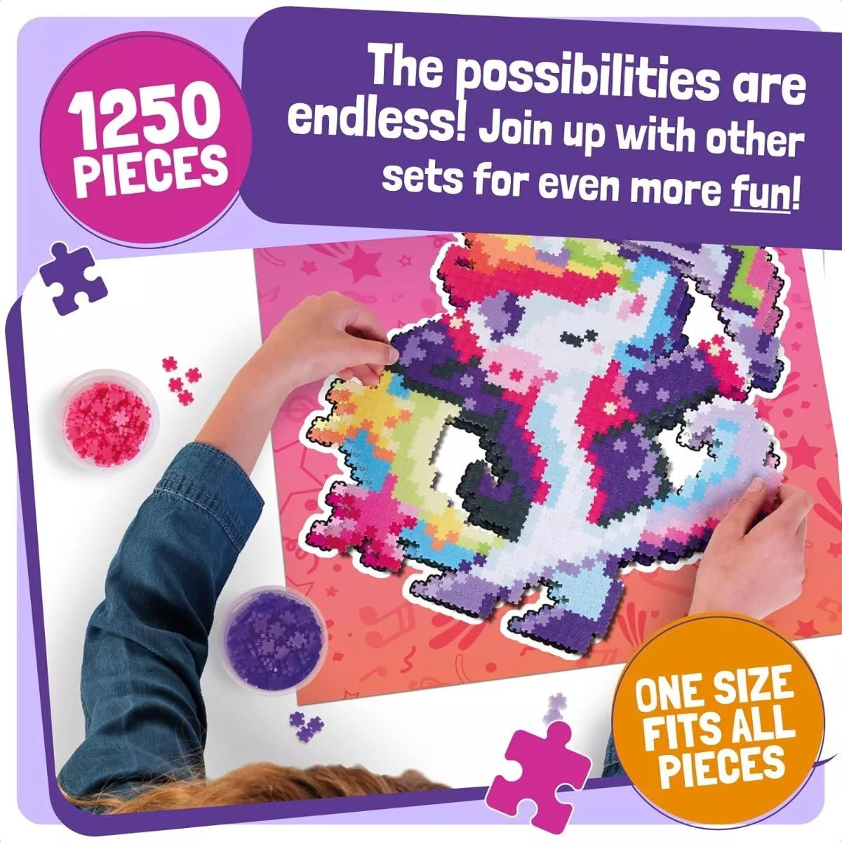 Jixelz kūrybinė mozaika „Magiški gyvūnai“ (1250 d.)