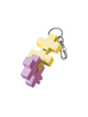Plus Plus HEXEL DUO raktų pakabukas, pastelinė geltona/rožinė