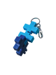 Plus Plus HEXEL DUO raktų pakabukas, šviesiai/tamsiai mėlyna