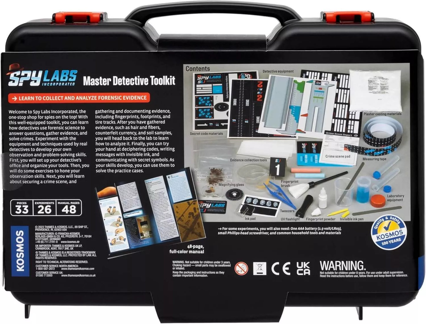 Spy Labs profesionalaus detektyvo rinkinys