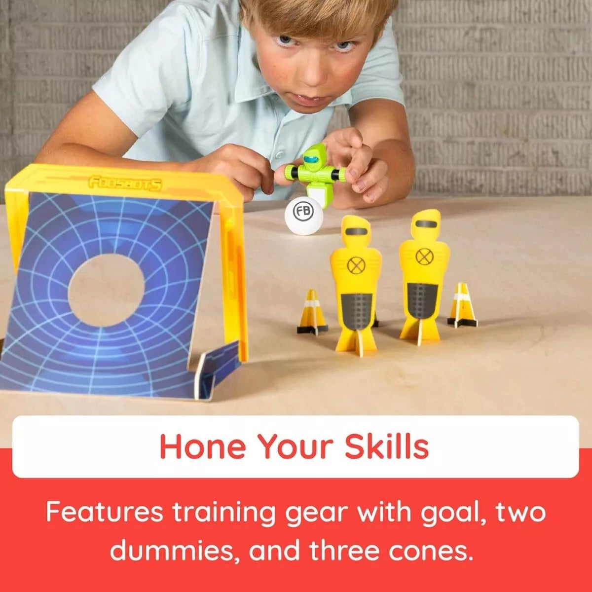 Naujos kartos stalo futbolas - Foosbots Stadium (2 žaidėjai ir stadionas)