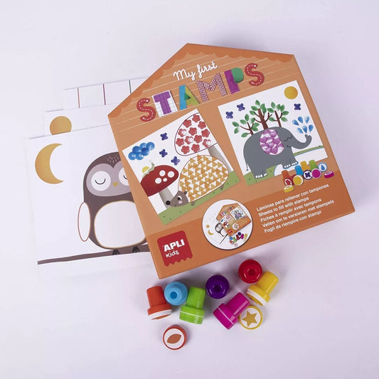 Kūrybinis žaidimas „Mano pirmieji štampai”