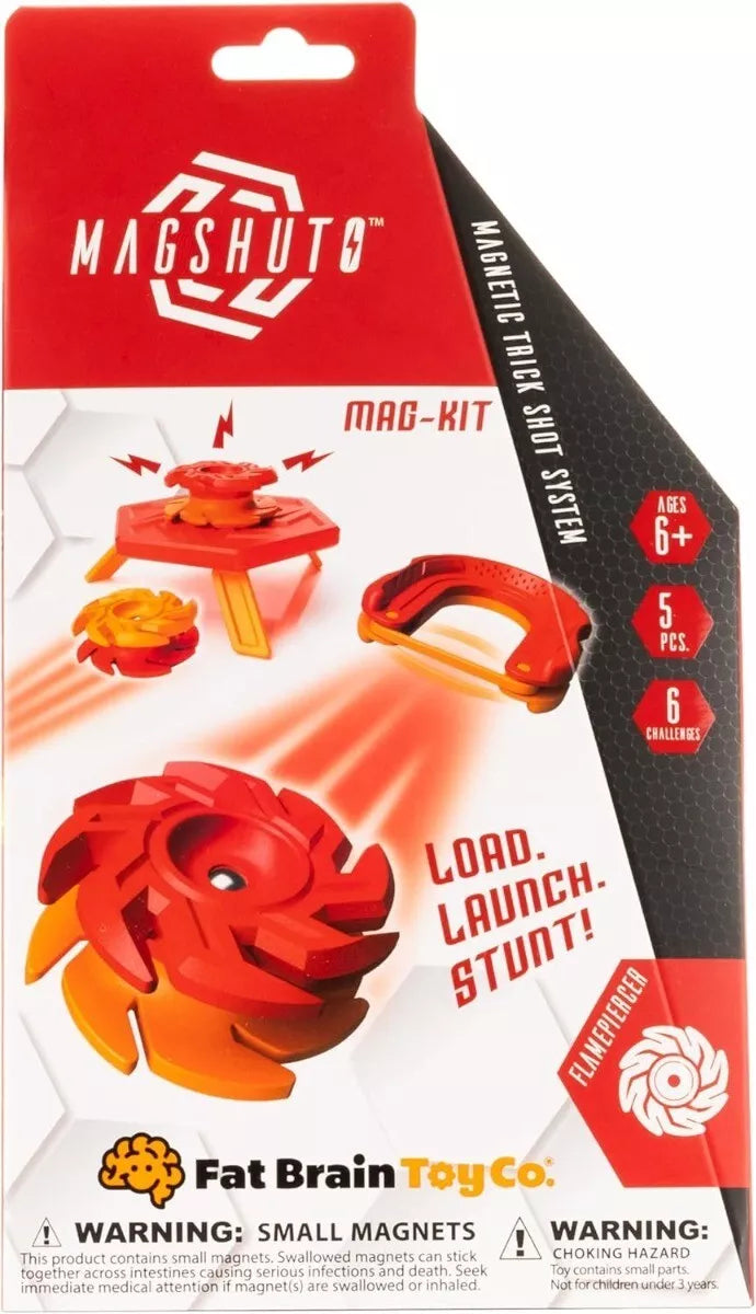Magnetinių triukų rinkinys „Magshuto: Flamepiercer“