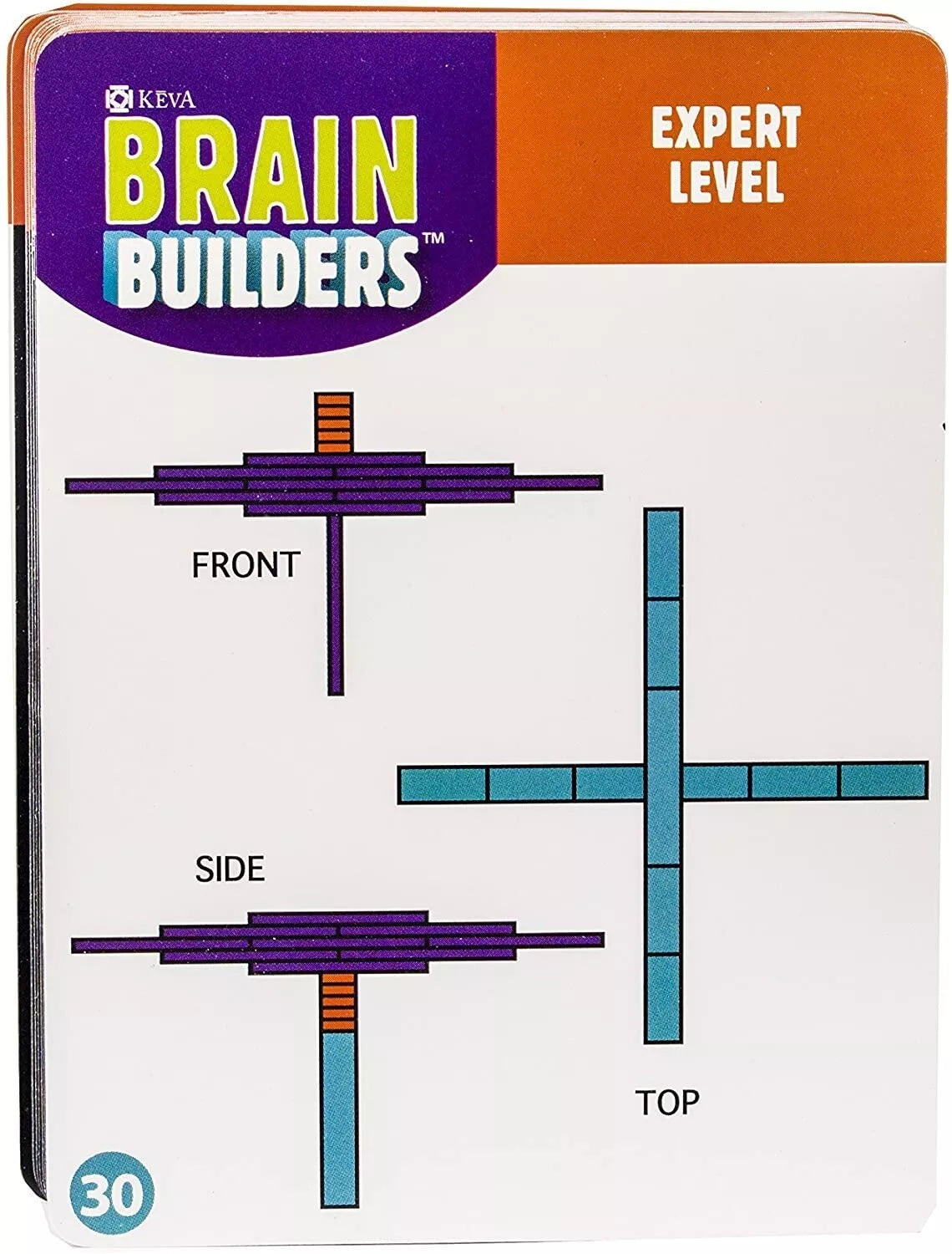 KEVA konstravimo rinkinys „Brain Builders“