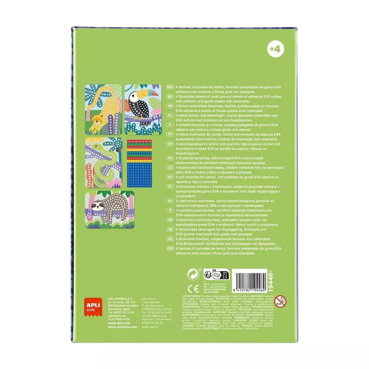 EVA porolono mozaika „Džiunglės”