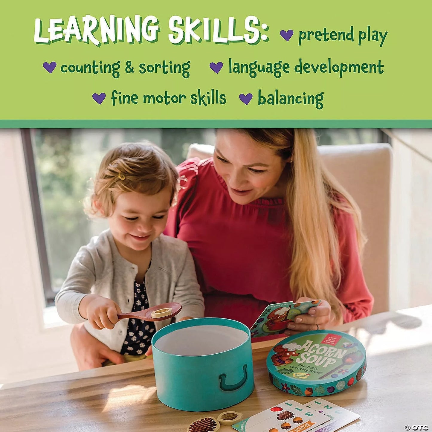 Skaičiavimo žaidimas „Gilių sriuba“