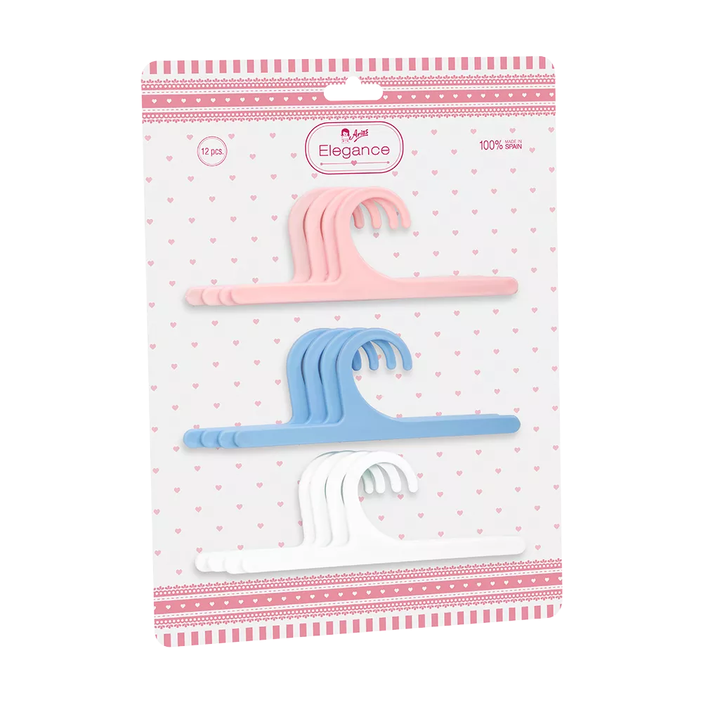 Arias rūbų pakabų rinkinys, 12 vnt.