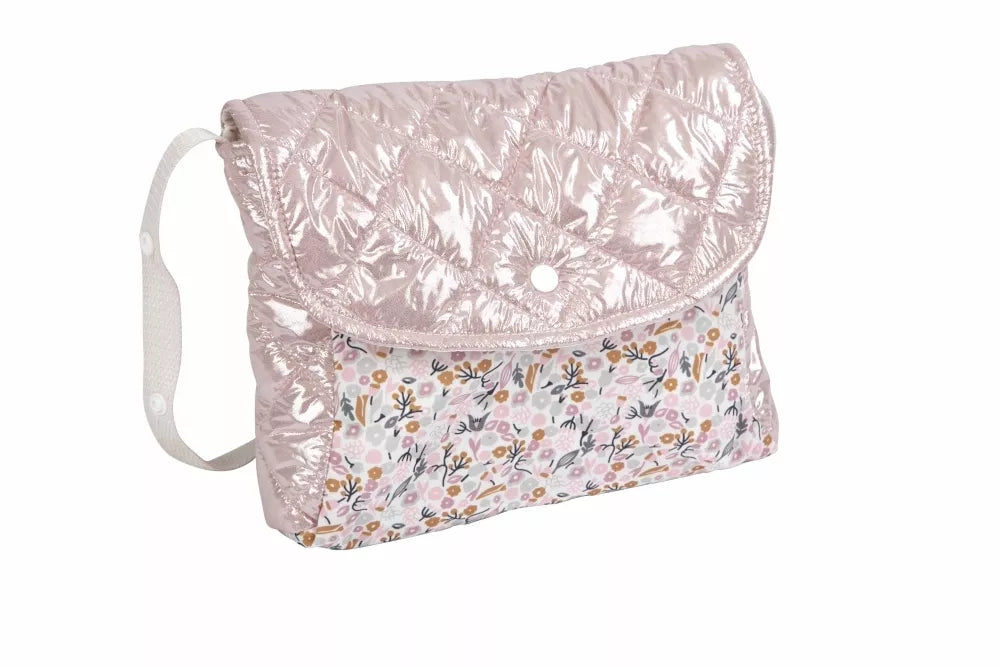 Arias lėlės kūdikio vežimėlis, blizgantis, 55 cm