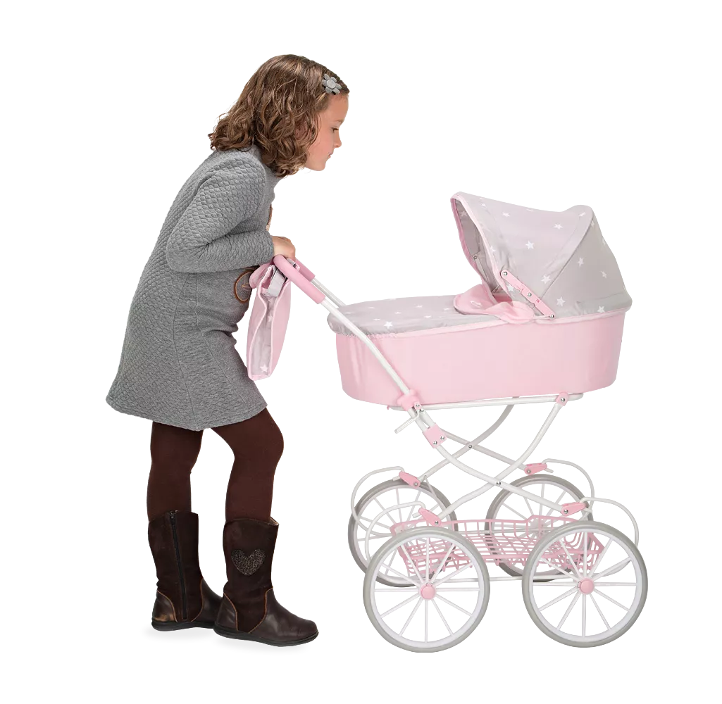 Arias vežimukas Emma su gobtuvu ir krepšiu