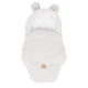 Baby Swaddle with Bear Ears – Bearly Off-White
