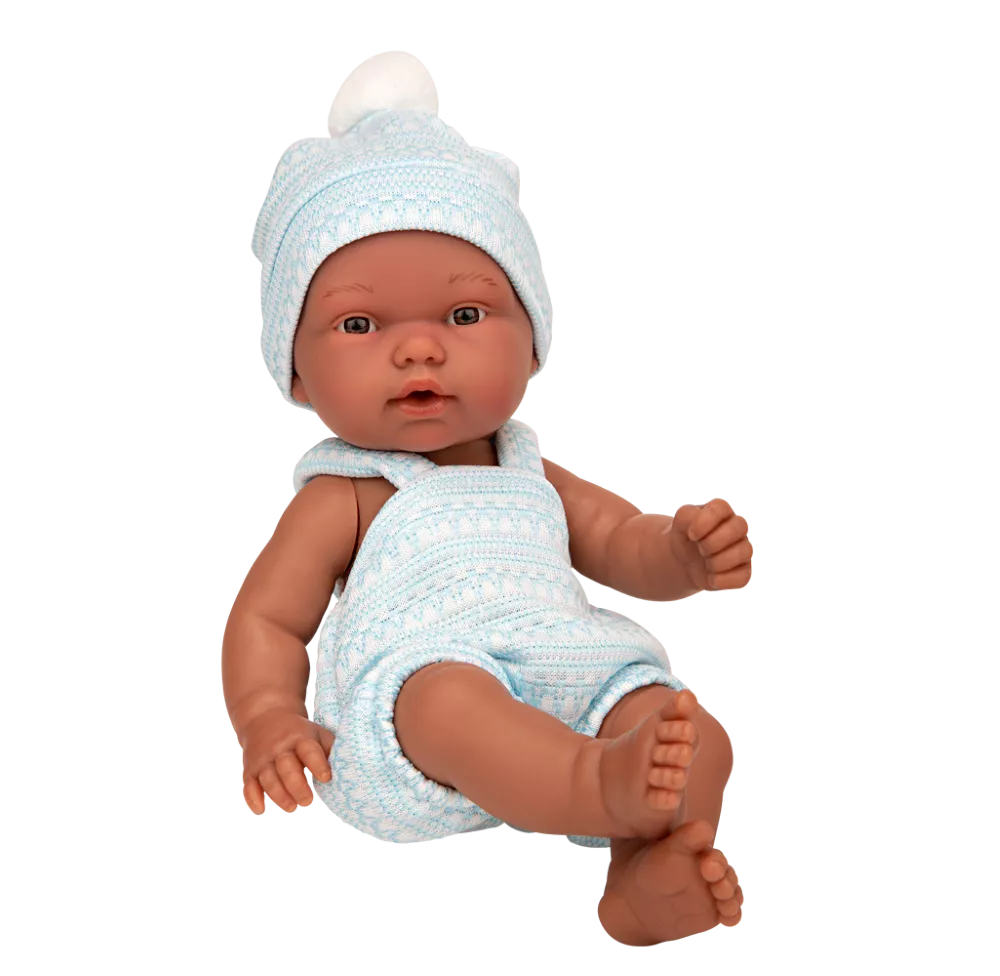 Elegantiški kūdikėliai su kepurėmis, 26 cm