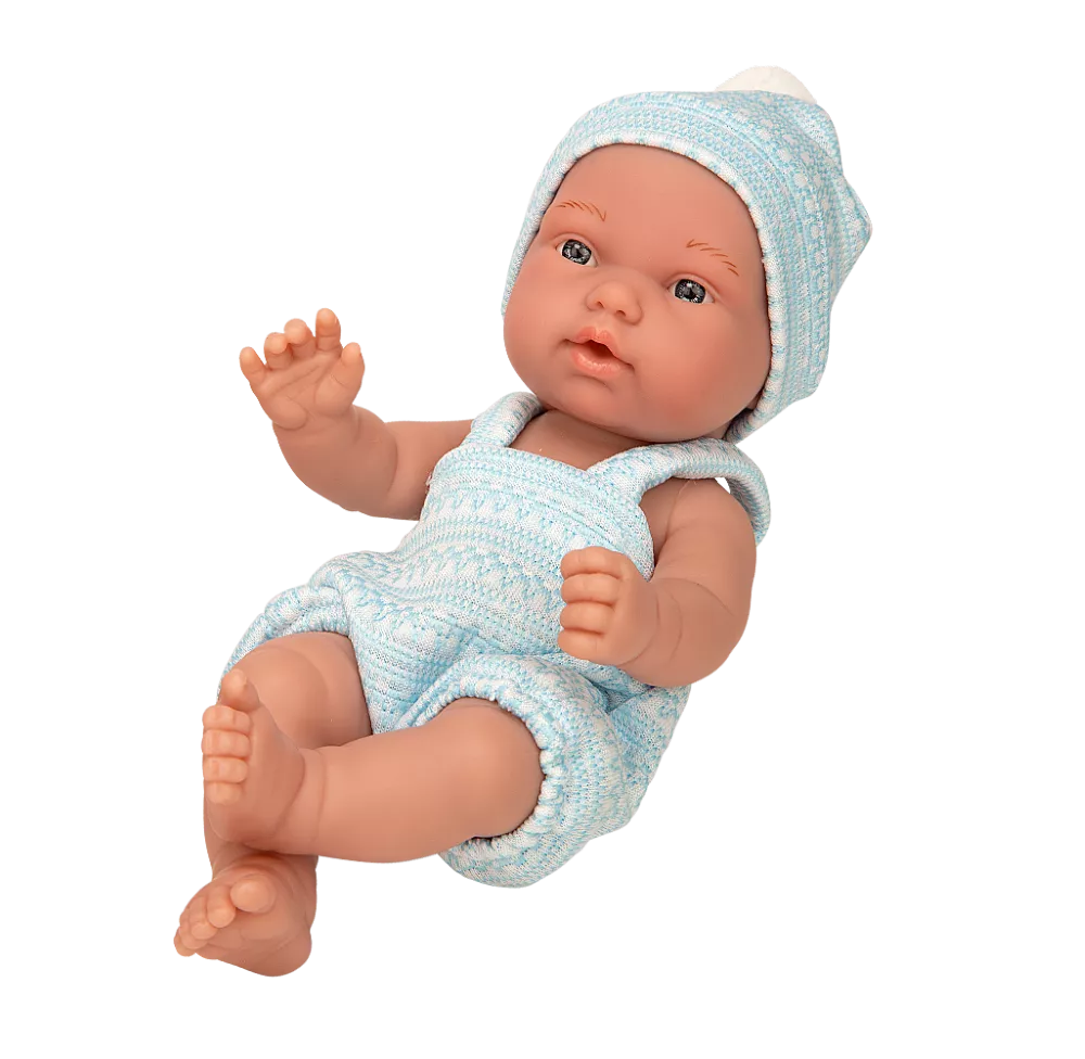 Elegantiški kūdikėliai su kepurėmis, 26 cm