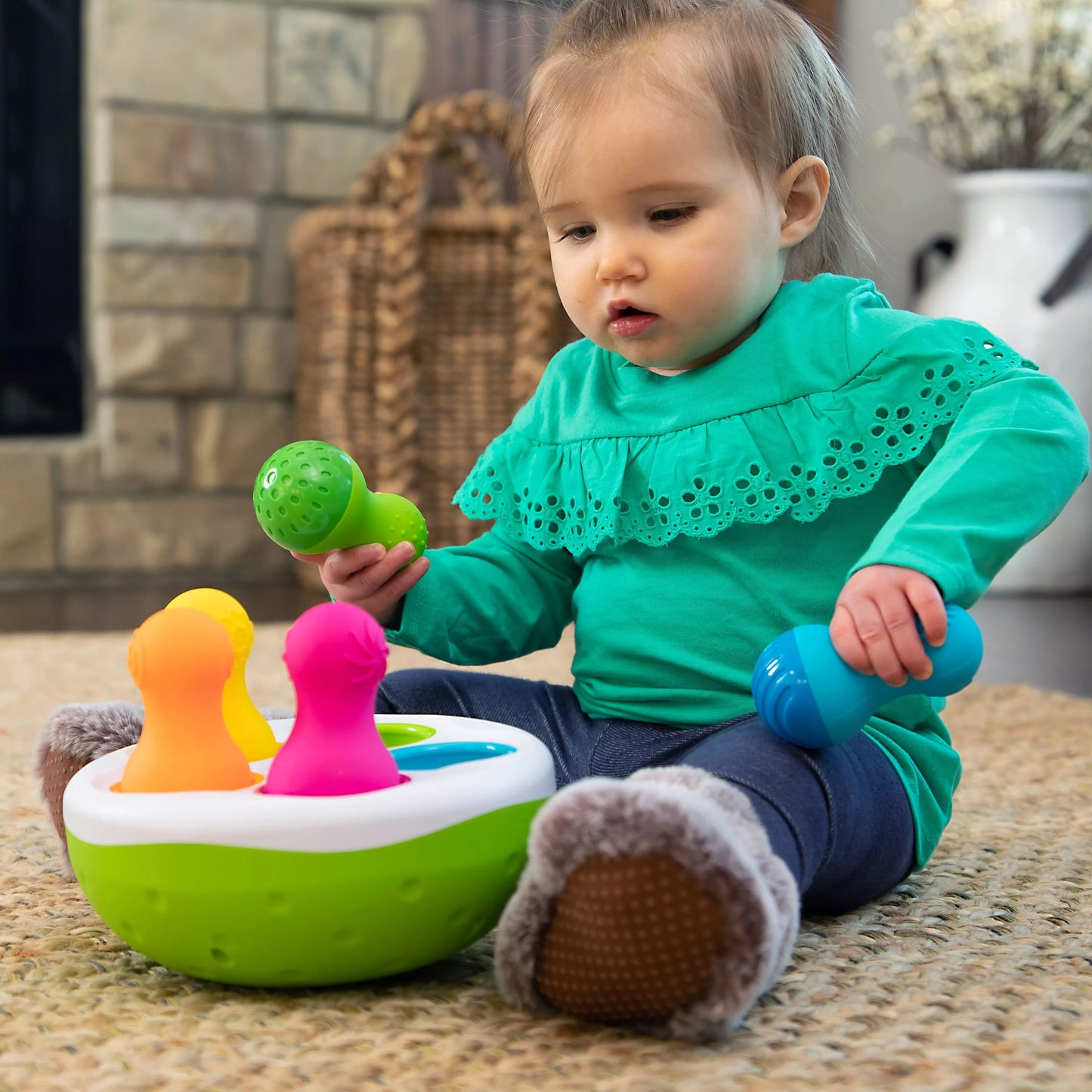 Sensorinis žaislas „SpinnyPins”