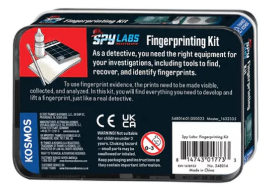 Spy Labs kišeninis PIRŠTŲ ANTSPAUDŲ RINKINYS