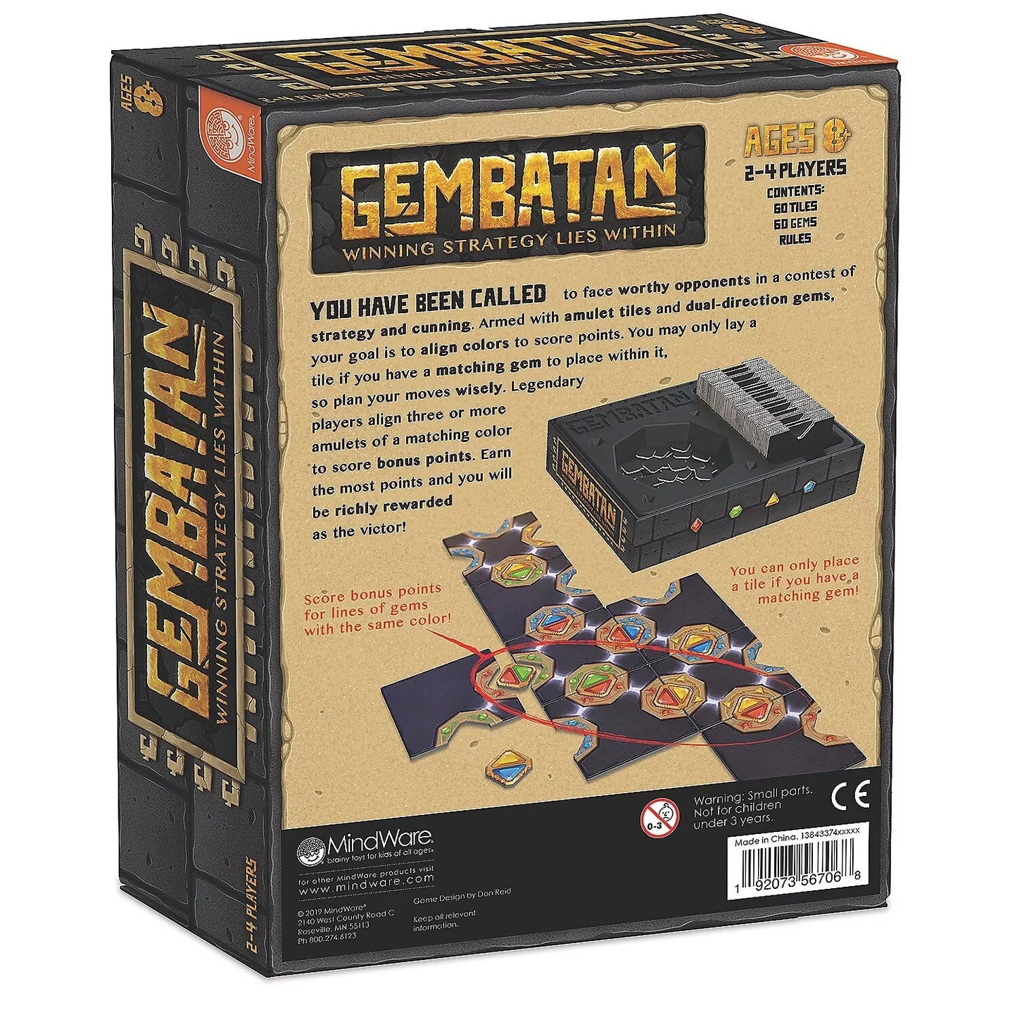 Strateginis stalo žaidimas „Gembatan”