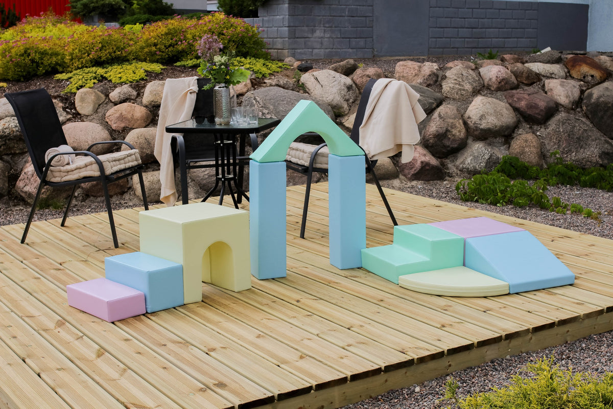 IGLU Soft Play 10 Foam Block Set - Light Pastel Creativity, photo 4