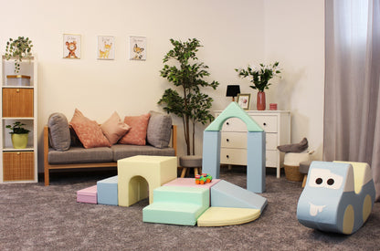 IGLU Soft Play 10 Foam Block Set - Light Pastel Creativity, photo 6