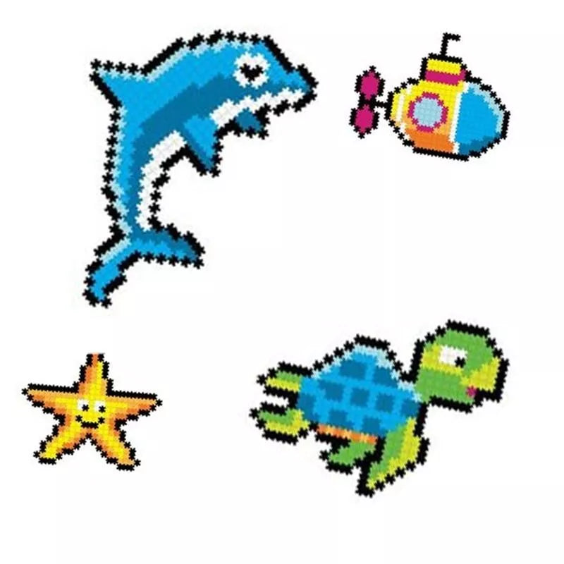 Jixelz 1500 detalių dėlionė - Povandeninis pasaulis