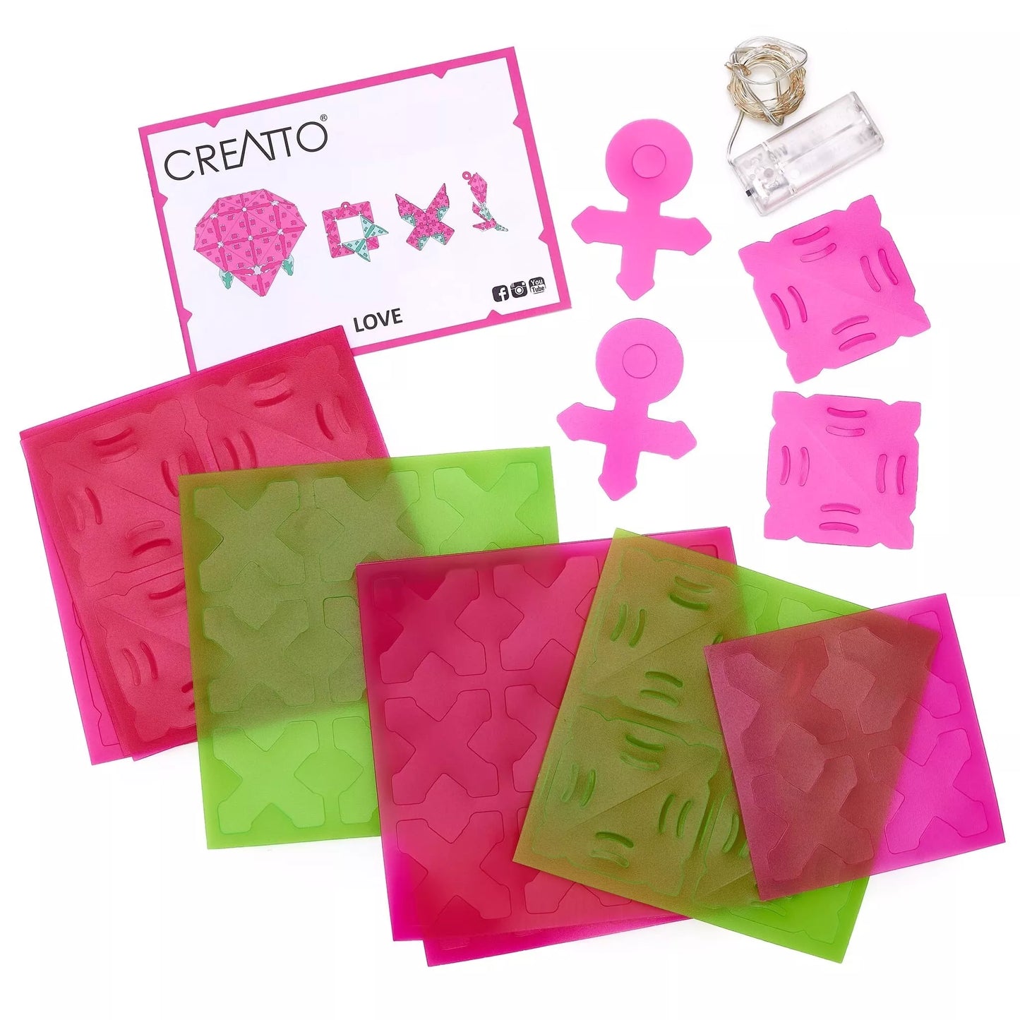 Creatto kūrybinis rinkinys ŠIRDELĖ