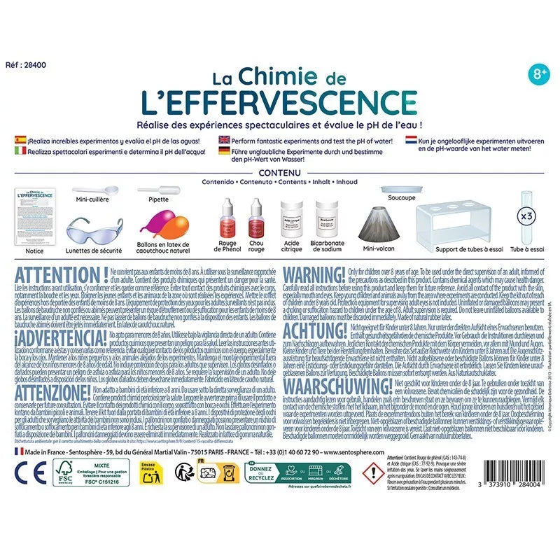 Sentosphere Scientific Kit "Fizzy Chemistry"