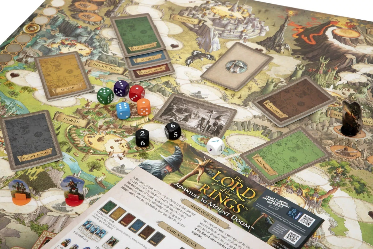 Bendradarbiavimo stalo žaidimas THE LORD OF THE RINGS: Adventure to Mount Doom