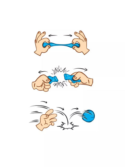 Red Castle šokinėjantis modelinas, mėlynas 20 g