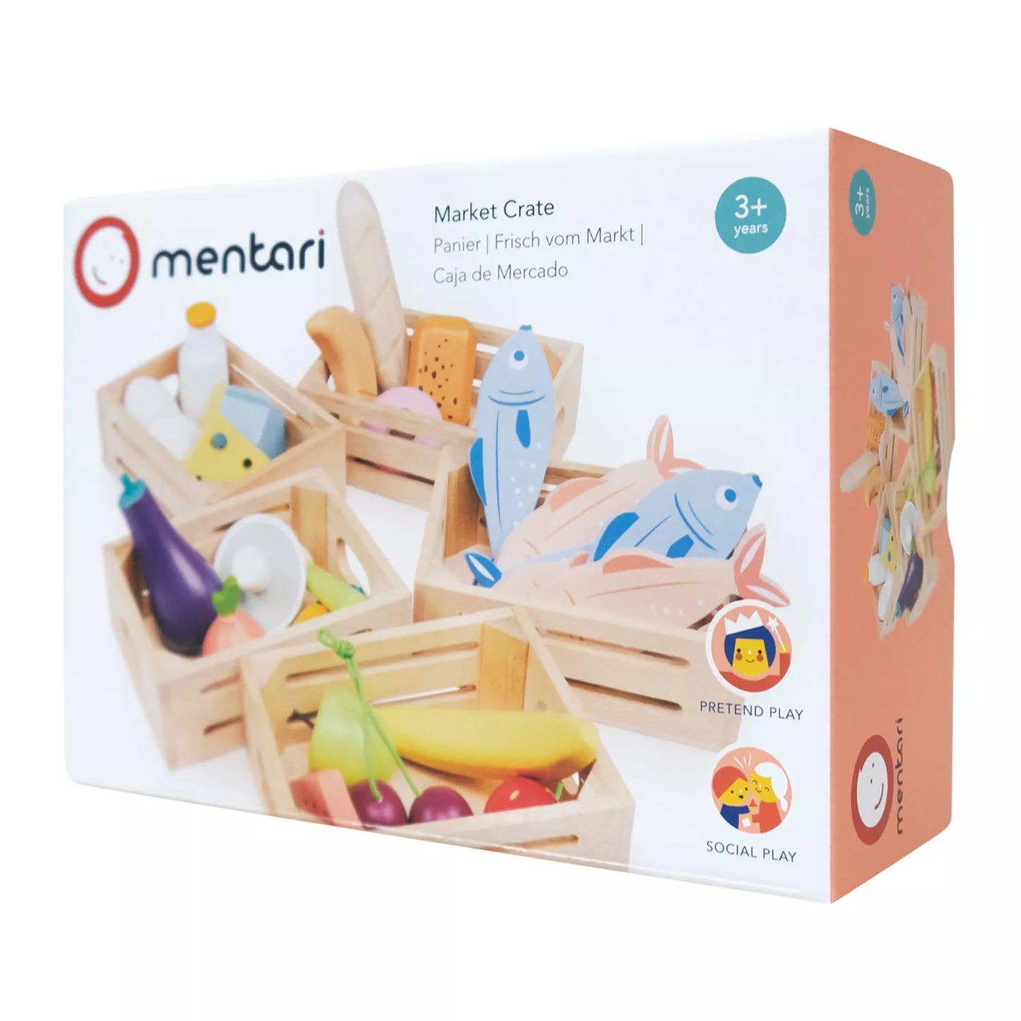 Mentari Pieno produktų dėžutė