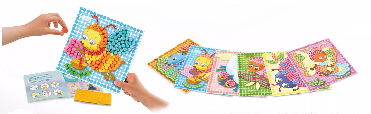 PlayMais žaidimas mozaika 2300, Vabzdžiai