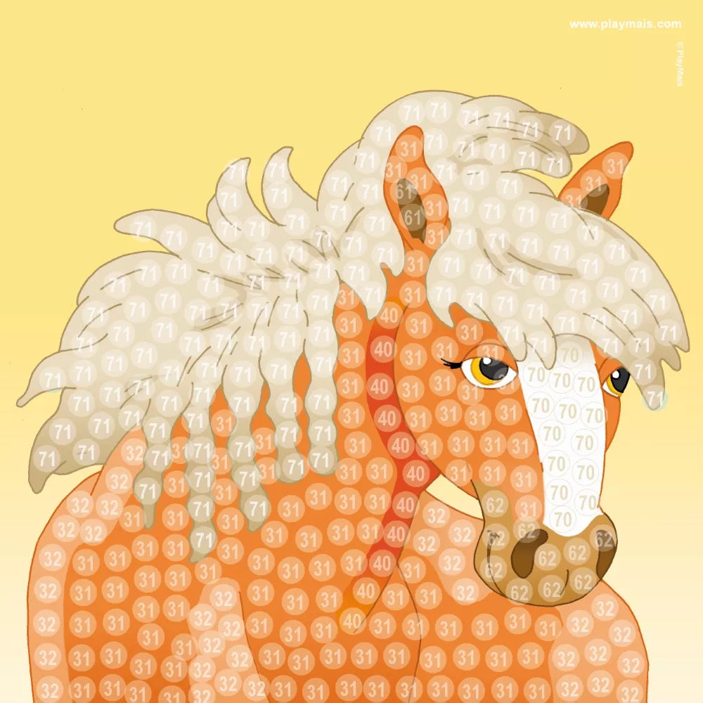 PlayMais žaidimas mozaika 3000, Žirgai