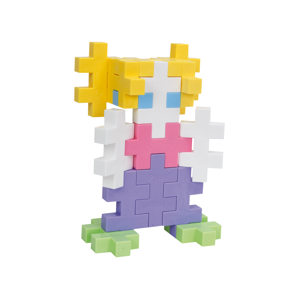 Plus Plus konstruktorius, DIDELĖS, 15, pastelinės spalvos