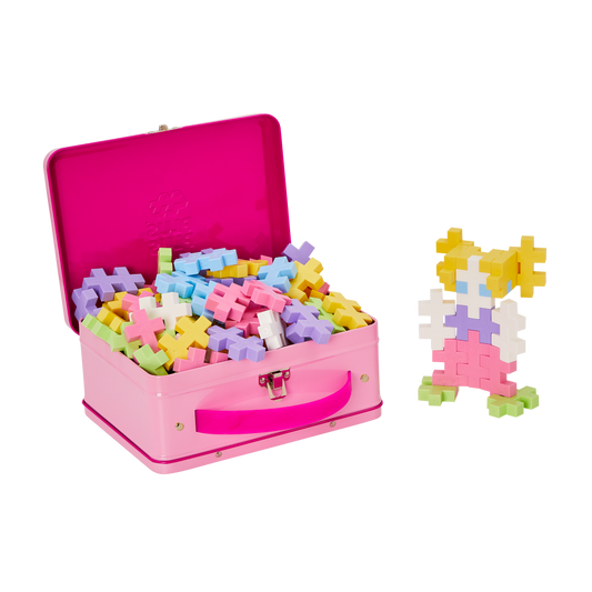 Plus Plus konstruktorius, Lagaminas, pastelinės DIDELĖS, 70