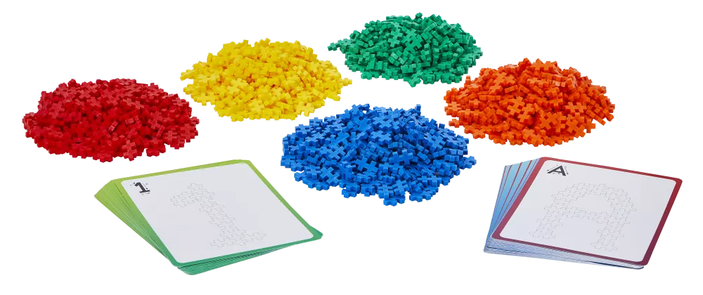 Plus Plus konstruktorius, Mokausi ABC ir 123, 600 det.