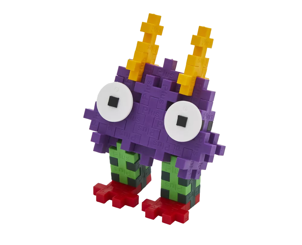 Plus Plus konstruktorius, Monstriukas, geltonas