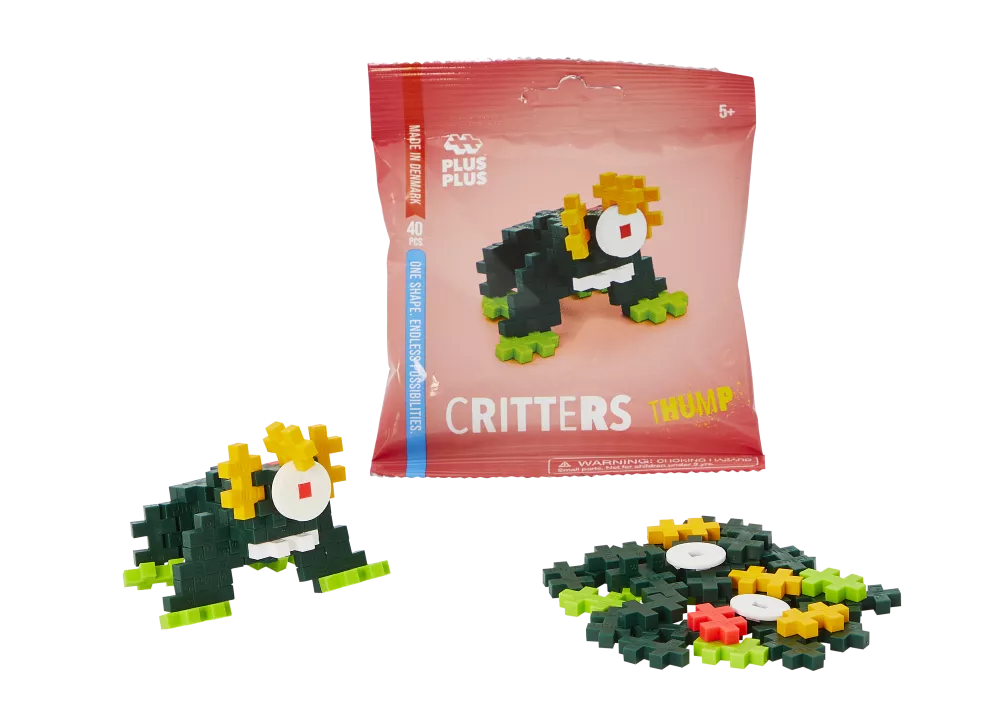 Plus Plus konstruktorius, Monstriukas, raudonas