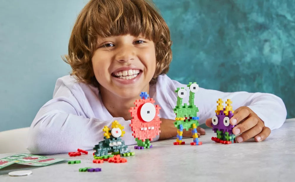 Plus Plus konstruktorius, Monstriukas, raudonas