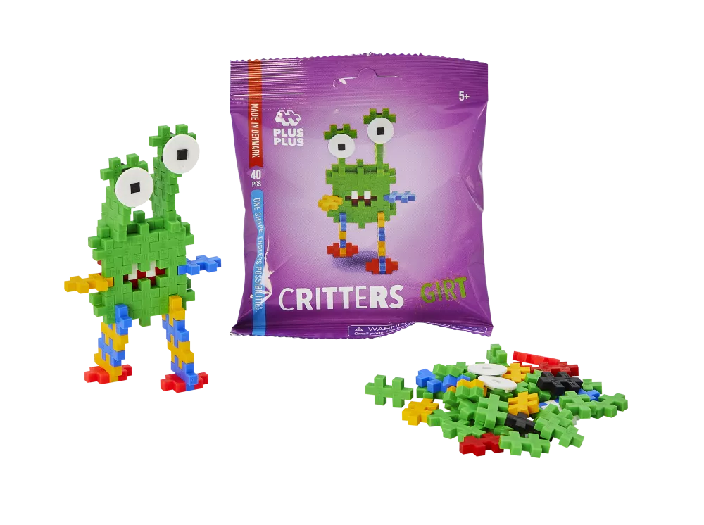 Plus Plus konstruktorius, Monstriukas, violetinis