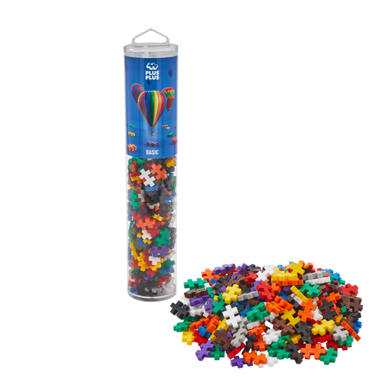 Plus Plus konstruktorius, pagrindinių spalvų, 240 det.
