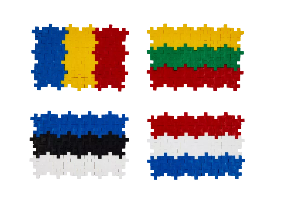 Plus Plus konstruktorius, Pasaulio vėliavos, 700 det.