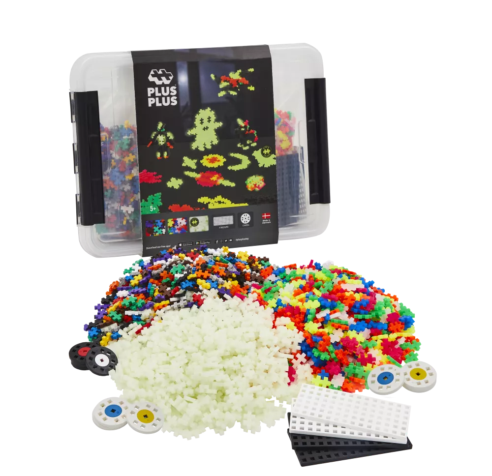 Plus Plus konstruktorius, Statyk ir Šviesk, dėžė 2000 det.