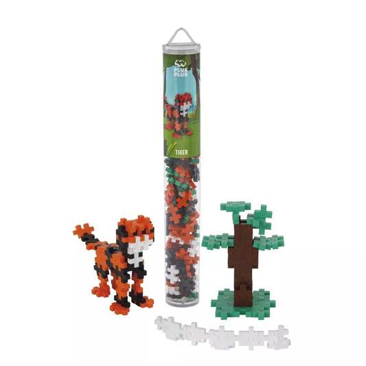 Plus Plus konstruktorius ZOO, Tigras, 100 det.