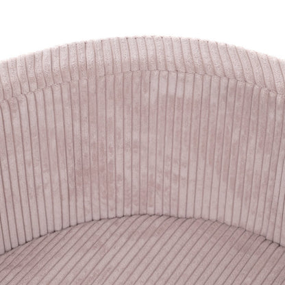 Plush Nest Round Corduroy Ball Pool, 90 × 30 cm — Light Pink, 200 Pearl, Light Pink and Gold Balls, photo 7