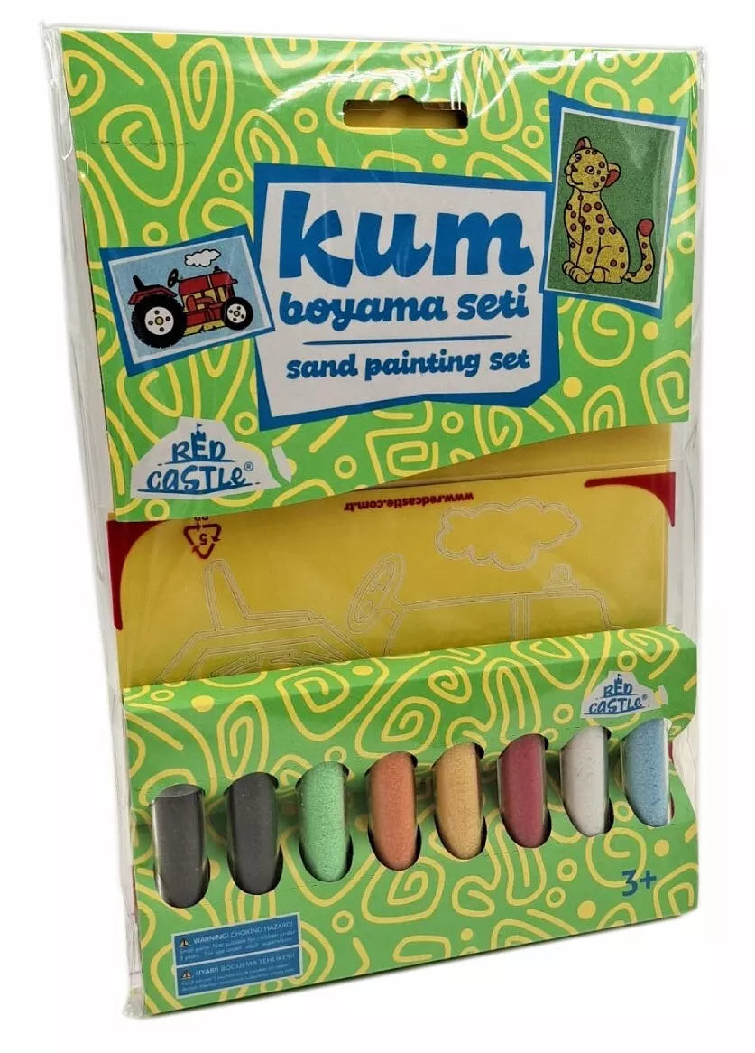 Red Castle kūrybinis smėlio rinkinys, Tigras ir Traktorius