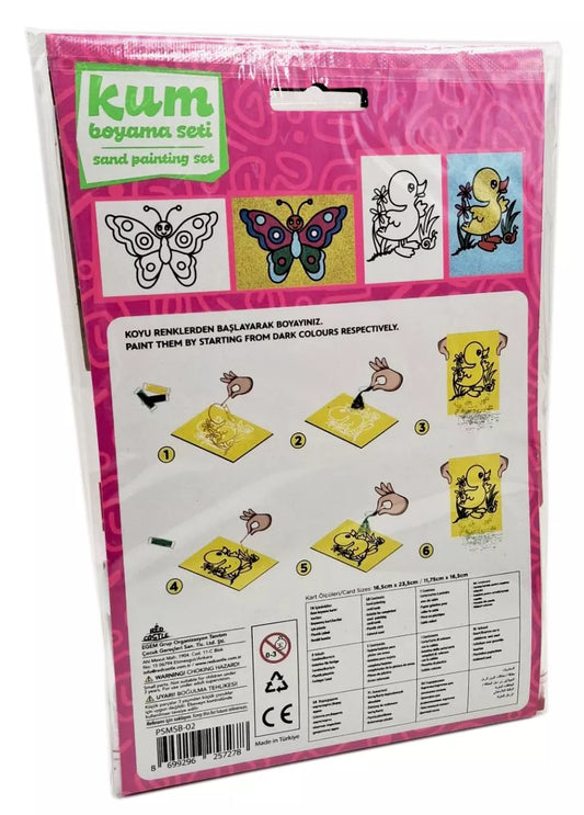 Red Castle kūrybinis smėlio rinkinys, Drugelis ir Ančiukas